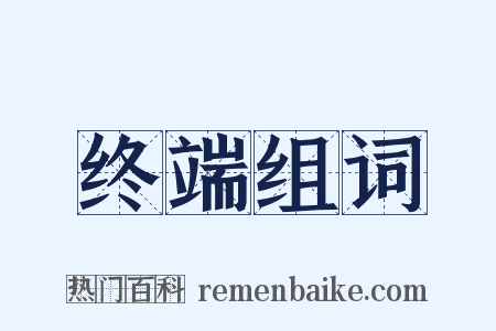 终端组词是什么意思的图片